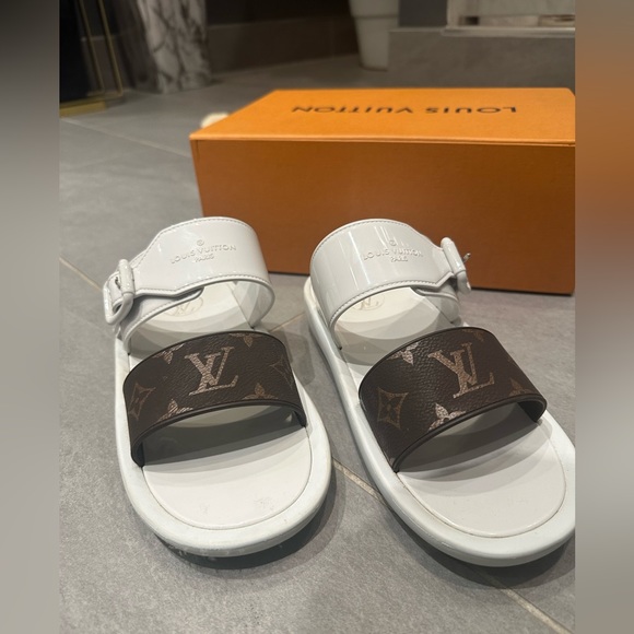 Louis Vuitton Sunbath LV monogram slides - Picture 2 of 5